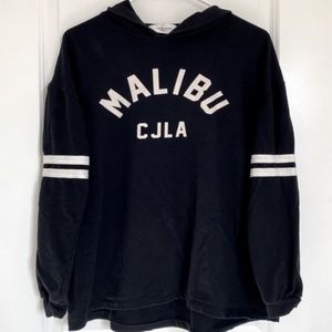CJLA Malibu Hooded Active Sweatshirt in Black